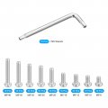 Uxcell M5 Torx Security Screws Kit M5x 8 10 12 16 20 25 30 35 40mm 90pcs 304 Stainless Steel Pan Head Tamper Proof Screw W T25