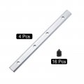 Uxcell Straight Line Connector 4pcs 7 1inch Inside Joint Brackets With M6 Screws For 3030 Series Aluminum Extrusion Profile T
