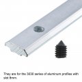Uxcell Straight Line Connector 4pcs 7 1inch Inside Joint Brackets With M6 Screws For 3030 Series Aluminum Extrusion Profile T