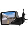 Left Driver Side View Mirror For 2006 2011 Ford Ranger Manual Adjustment Folding Non Heated Black Convex Lens Door Mount 