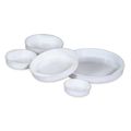 Aviditi Mtcap3 Plastic End Cap 3 Width White Case Of 100 