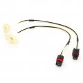 Red Hound Auto 2 License Plate Light Wire Harnesses Rear Lamp Wiring Pigtail Compatible With Dodge Ram 1994-2001 1500 1994-2002