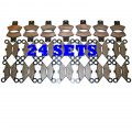 24 Sets Polaris 400 Xplorer Explorer 4x4 Front And Rear Brake Pads