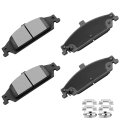 D727 Front Disc Brake Pad Set With Hardware For Chevrolet Classic Malibu Oldsmobile Alero Cutlass Pontiac Grand Am Ceramic Pads 
