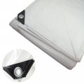 14 X White Heavy Duty Tarp All Purpose Waterproof Heavy-duty Protection Coverage Laminated Coating On Both Sides Uv Blocking 