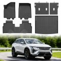 Optiq Floor Mats Car For Cadillac 2025 2026 All Weather Full Set Cargo Liner With Backrest Mat Accessories Heavy Duty 