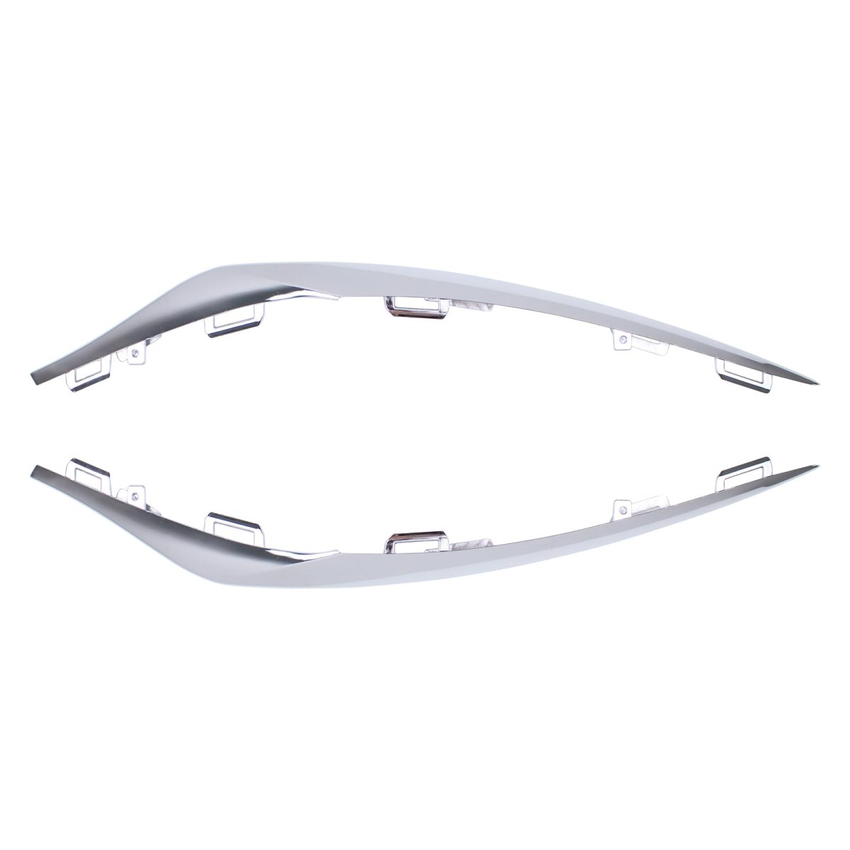 3pcs Front Left Right And Center Bumper Lower Grille Molding For Mercedes-benz Cla200 Cla250 2016-2019 Cla180 2016-2017