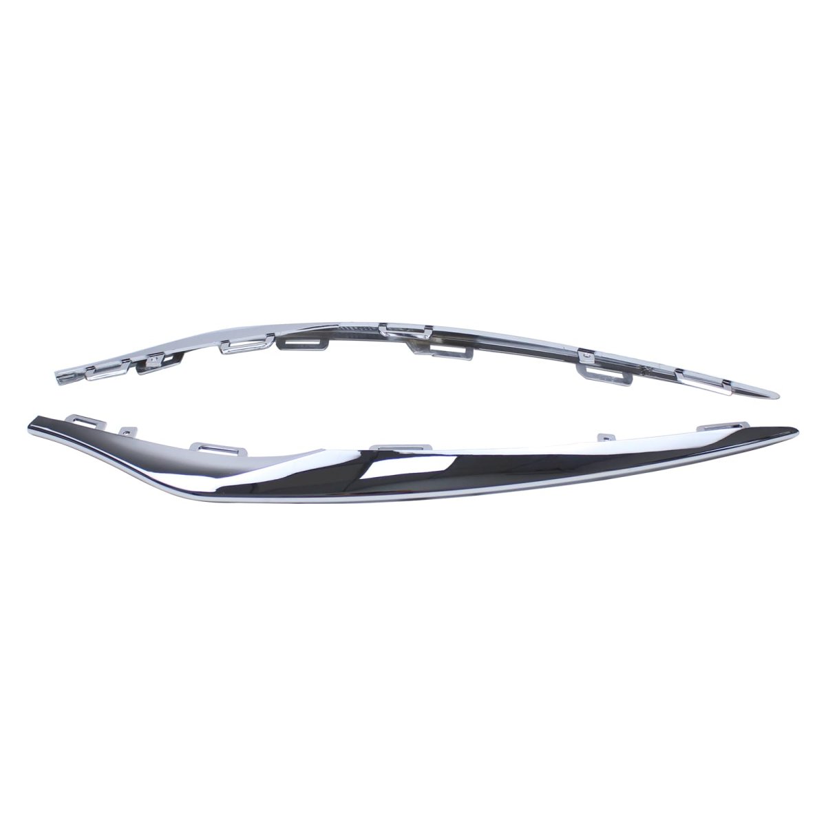 3pcs Front Left Right And Center Bumper Lower Grille Molding For Mercedes-benz Cla200 Cla250 2016-2019 Cla180 2016-2017