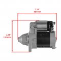 Starter For John Deere 285 345 2243 Fd590v Lx178 Lx188 Kawasaki Engine 1987 On Model Kvtr-10419