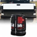Labwork Black Housing Tail Light Brake Lamp Replacement For 1994-2001 Ram Truck 1500 2500 3500