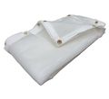 White Super Heavy Duty Mesh Tarp Net Sail Sun Shade Awning And Fence Screen Patio Canopy Cover 10 X 18 