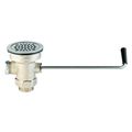 Ts Brass B-3950-vr Waste Drain Valve Twist Handle 3-1 2 X And 1-1 Adapter Vr Flat Strainer 