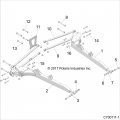 Polaris Rzr Radius Rod Assembly Bottom Indian Sky Blue Genuine Oem Part 1544029-737 Qty 1