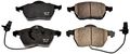 Z16 Evolution Ceramic Brake Pads Front 16-840 For Audi A4 A6 And Volkswagen Passat Low Dust Noise Free Braking 