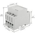 Baomain Household Ac Contactor 4 Pole Hc1-63 24v 50a 4no Normally Open Universal Circuit Control 35mm Din Rail Mount Hc1-50 40