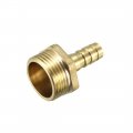 Uxcell Brass Barb Hose Fitting Connector Adapter 12mm Barbed X 3 4 Bsp Male Pipe 2pcs