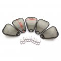 Smt-5 Pcs Smoke Roof Running Light Cab Marker Cover And White Led Bulb Compatible With 1999-2014 F-250 F-350 F-450 F-550 Super