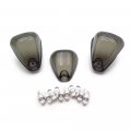 Smt-5 Pcs Smoke Roof Running Light Cab Marker Cover And White Led Bulb Compatible With 1999-2014 F-250 F-350 F-450 F-550 Super