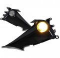 Bumper Driving Yellow Led Fog Lights Lamps For 2019-2021 Toyota Corolla Hatchback 4-door 