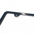 Uframe Slim Style 2 Screw Holes Stainless Steel License Plate Frame Holder Black Chrome