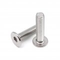 5-25pcs M3 M4 M5 M6 M8 M10 M12 304 A2 Stainless Steel Lengthened Long Hex Hexagon Socket Ultra Thin Flat Wafer Head Bolt Screw