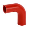1 Pcs 35mm 38 -38mm 50 Id 100mm 3 94 Length 90 Degrees Red Car Silicone Hose Coolant Universal 