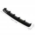 Rear Bumper Spoiler Glossy Black Abs Diffuser Fin Chassis Splitter Aerofor Dynamic Accessory Universal For Car