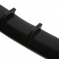 Rear Bumper Spoiler Glossy Black Abs Diffuser Fin Chassis Splitter Aerofor Dynamic Accessory Universal For Car