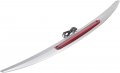 Kuafu Rear Spoiler Wing Compatible With 2016-2023 Nissan Maxima Factory Style Glossy Silver Trunk Lip W 3rd Brake Light