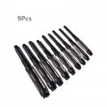 Wflnhb 9 Set High Speed Steel Adjustable Hand Reamers 15 32 Inch To 1-5 Replacement For Drilling Machine And Other