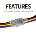 Culmkari 12pin 14awg Waterproof Plug Connector Pigtail Cable Fits For All Kinds Of Lighting System 12 Pin