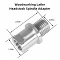 Waltyotur Woodworking Lathe Headstock Spindle Adapter Converts 3 4 Inch X 10 Tpi To 1 8tpi