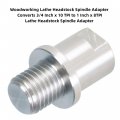 Waltyotur Woodworking Lathe Headstock Spindle Adapter Converts 3 4 Inch X 10 Tpi To 1 8tpi