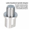 Woodworking Lathe Headstock Spindle Adapter Converts 3 4 Inch X 10 Tpi To 1 8tpi