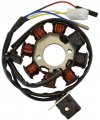 Zoom Parts 8 Pole Magneto Stator Gy6 50 Charging Coil Alternator For Scooter Moped Go Kart Dune Buggy 50cc 
