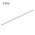 Uxcell Straight Ejector Pins 3mm 1 8 Dia 65mn Steel Round Tip Punch 200mm Long For Mechanical Maintenance 5pcs