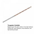 Uxcell Twist Drill Bit 2 7mm Jobber Nanoscale Titanium Coated K35 Tungsten Carbide Straight Shank 100mm Length For Drilling