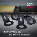 Kemimoto X3 Tie Down Brackets Hooks Compatible With Can Am Maverick Max Rs Ds Rr Turbo 2017 2018 2019 2020 2021 2022 2023 2024