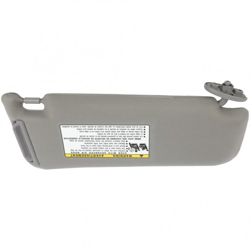 Gray Sun Visor For 2012-2017 Toyota Camry Without Sunroof Left Driver Side