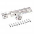 Sliding Bolt Gate Latch 6 Stainless Steel Door Hasp With Padlock Hole 
