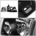 Auto Dynasty Oe Style Black Housing Clear Corner Headlight Lamps Tool Kit Compatible With Ford Ranger 01-11
