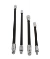 Abn Flexible Socket Extension Cables 4pc Flex Bar Set 1 4in And 3 8in Drive Light Impact Extender
