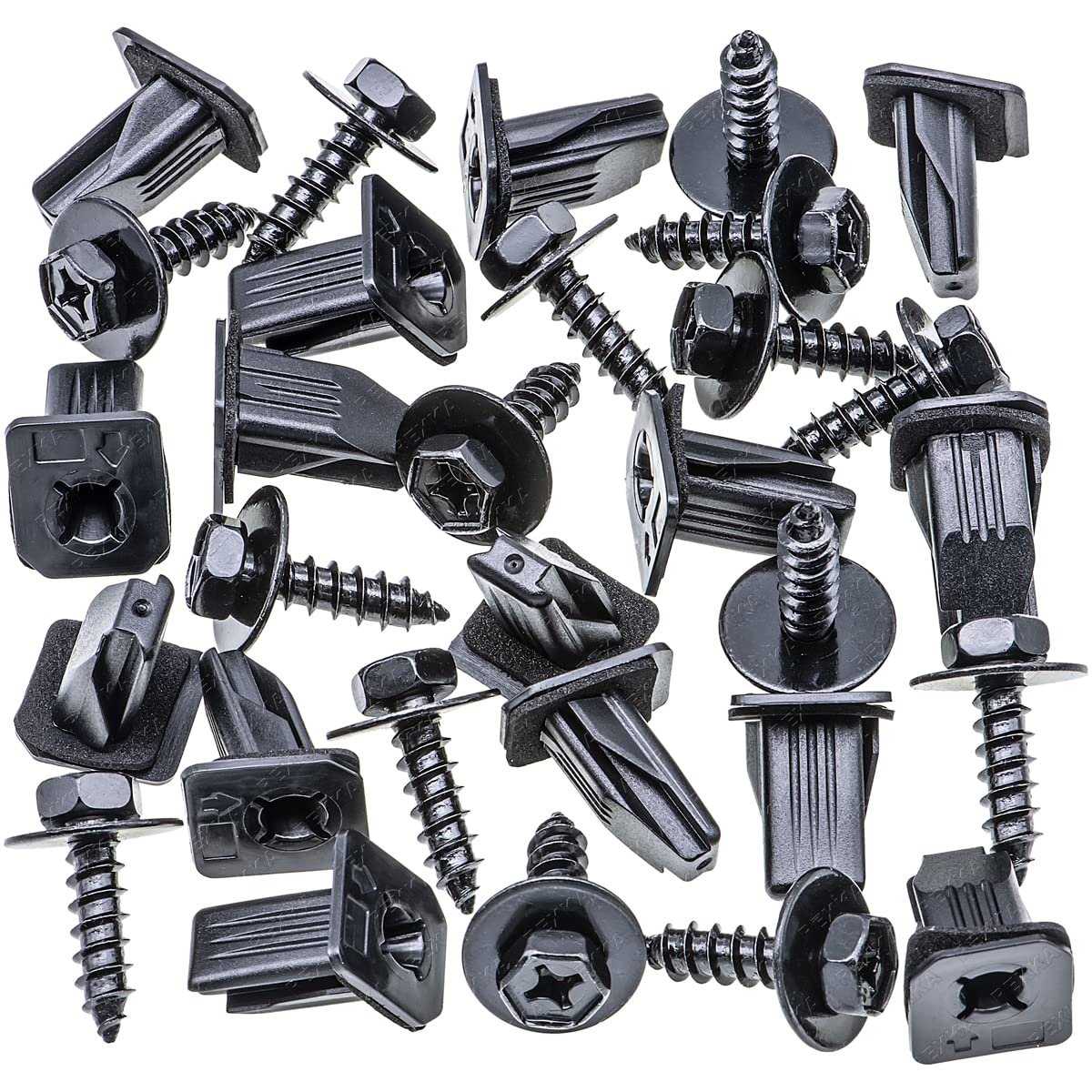 Rexka 15 Sets Bumper Cover Screw Grommet Kit For Toyota Lexus 52197-22020 90159-60477 Avalon Camry Corolla Es300h Es350 Hs250h