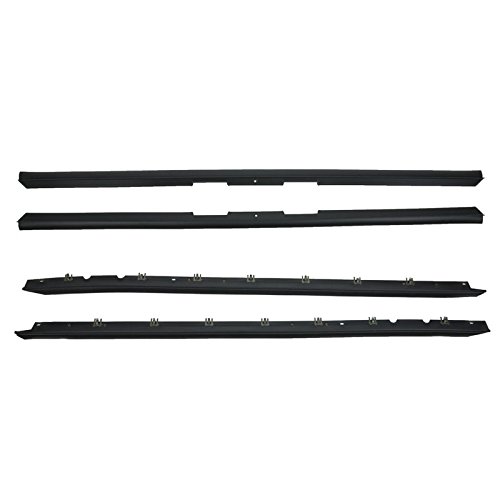 Window Sweep Weatherstrip Felt Seal Kit Set Of 4 For 84-89 Chevy Corvette