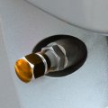 Hexagon Anodized Powder-coated Finish Gold Chrome Aluminum Tire Stem Valve Caps Pack Of 4