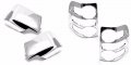 Sizver Chrome Door Mirror Taillight Cover For Ford Explorer 