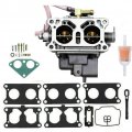 Jik 15003-2766 Carburetor Carb With Repair Kit For 2001-2008 Kawasaki Mule 3000 3010 3020