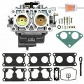 Jik 15003-2766 Carburetor Carb With Repair Kit For 2001-2008 Kawasaki Mule 3000 3010 3020