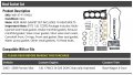 Head Gasket Set With Bolts Compatible 2003-2008 Pontiac Vibe Base Wagon 4-door 1 8l 1zzfe
