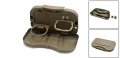 Uxcell A17052300ux0886 Beige Plastic Seat Mounted Storage Rack Beverage Bottle Holder Phone Bracket